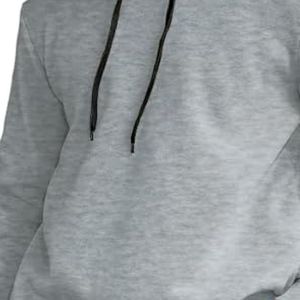 Men's Casual Cotton <b>Track</b> <b>Suit</b> with Hood Top Trending New Arrival Plain Tracksuit Customized Winter Top and Bottom Set - Product Image 4