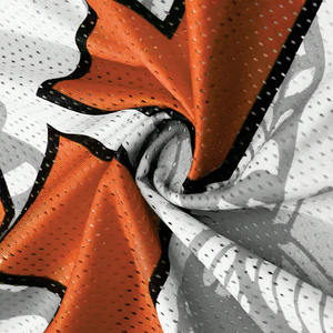 Camiseta de Fútbol Americano Transpirable para Mujer, Estilo Oversize, Malla, Estampado de Mariposas, Ropa Deportiva Personalizada, Servicio OEM - Product Image 3