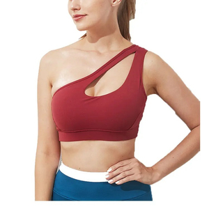 Nouveau soutien-gorge de sport pour femme, 15 couleurs, torsadé, couleur chair, en Spandex/Nylon, séchage rapide, respirant, antichoc - Product Image 1