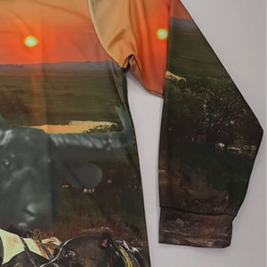 Camiseta de Pesca Personalizada con Logotipo para Hombre, Protección UV UPF 50+, Secado Rápido, Sublimación, Manga Larga, Malla Transpirable, 100% Poliéster - Product Image 2