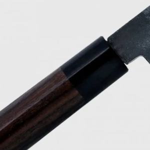 Couteau de chef personnalisé fait main Jexmoo avec lame en acier inoxydable de 8 pouces, manche en bois, étui en cuir - Cadeau pour chef - Product Image 2