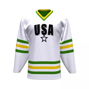 New Arrival in Different Color Ice Hockey Uniform Design Your Own Ice Hockey Jersey Low Price Ice Hockey Jersey Cheap Price OEM - Product Image 1
