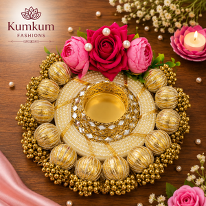 Floral Rangoli Mat Metal Tealight <b>Candle</b> Holder Handmade Diwali Festive Part Return Gift Favors Home Temple Wedding Housewarming - Product Image 1