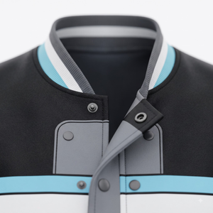 Veste universitaire personnalisée en gros, échantillon disponible, expédition rapide, veste automne-hiver bicolore, commande en gros disponible - Product Image 3