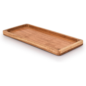 Plato Rectangular de Madera Minimalista Moderno, Platos y Bandejas de Madera para Servir, Tabla Duradera para Postres, Aperitivos y Queso, para Decoración del Hogar - Product Image 1
