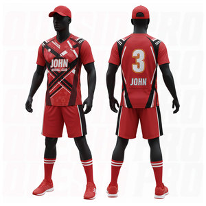 Ensemble Maillot et Short de Netball pour Hommes, Meilleure Vente, 180 GSM, Polyester Interlock Premium Respirant, Orange et Noir - Product Image 4