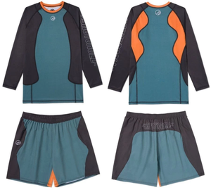 T-shirts d'entraînement MMA en tissu Spandex anti-UV UPF50+ respirant, conception de couleur personnalisée, service OEM, vente en gros, vêtements de fitness pour hommes sur mesure - Product Image 1