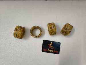 Anillo para Servilletas de Mesa, Piedra Natural Terrazo con Resina Epoxi Incrustada, Decoración para Mesa de Boda, Porta Servilletas al Mejor Precio - Product Image 4