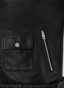 Veste en cuir pour homme, coupe-vent, veste en cuir pour homme et femme, styles personnalisés, Charlotte Burnt, plusieurs couleurs, veste en cuir 2006 - Product Image 6