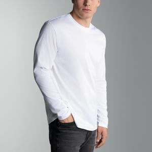 Camisetas Casuales de Manga Larga con Cuello Redondo 100% Algodón para Hombre, de Alta Calidad, Corte Regular, Diseño Sólido, Secado Rápido y Transpirables, Venta al Por Mayor - Product Image 2