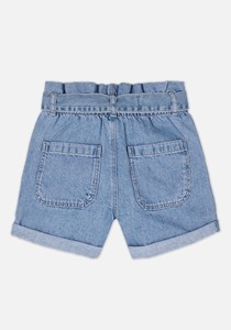 Women's High Waist <b>Denim</b> Shorts Straight Leg Stonewashed Cotton Casual Summer Shorts Breathable Regular Fit Solid Color - Product Image 3