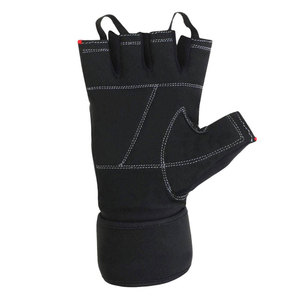 Weight Lifting Fitness Exercise Sports Gloves Unisex Half Finger Polyester Breathable Hand Protection Gym Gloves For Sale - Product Image 3