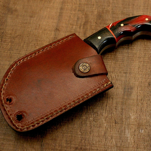 Damascus Steel Cleaver Knife Handmade Kitchen Chopping Blade Heavy Duty Sharp Cutting <b>Tool</b> Custom Handle Outdoor <b>Camping</b> Hunting - Product Image 4