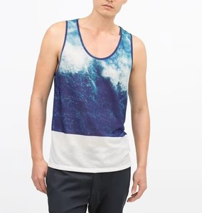 เสื้อกล้ามซับลิเมชั่นผู้ชายสุดเท่ห์ ขายดี คุณภาพเยี่ยม สวมใส่ง่าย แห้งไว รุ่นใหม่ล่าสุด - Product Image 3