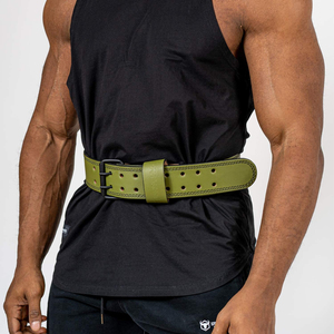 Unisex Customized Color Cowhide Heavy Duty <b>Strong</b> Workout Belt Durable Back Support Fitness Genuine Leather Logo Imprint Weight - Product Image 5