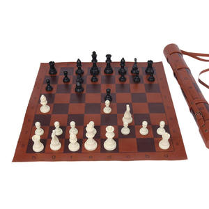 High Quality Eco-Friendly Durable PU Leather Portable Roll-up Customized Color Size Custom Logo Indoor/Outdoor Use <b>Backgammon</b> - Product Image 6