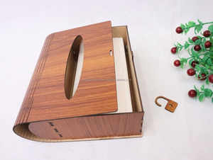 Boîte à mouchoirs sculptée en bois écologique de haute qualité rangement carré toilette cuisine fait à la main salon chambre finition - Product Image 2