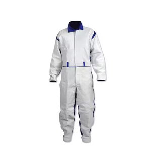 Ensemble veste et pantalon de soudage en cuir de vachette imperméable classe 2, résistant à la chaleur, vêtements de travail de protection - Product Image 1