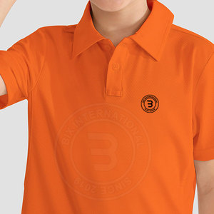 Chemises de golf pour jeunes, polos performants à col, vêtements de sport pour juniors, tissu extensible, chemises athlétiques avec protection UV - Product Image 5