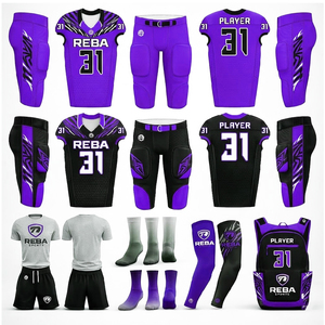 Reba Sports Custom Sublimated Football Uniform Kit Jersey Pants <b>Socks</b> Complete Team Apparel Set - Product Image 5