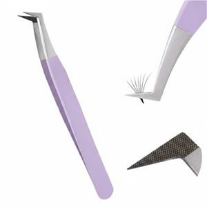 แหนบต่อขนตาปลายไฟเบอร์พรีเมียม ความแม่นยำสูง ผลิตจากสแตนเลส ขายส่ง - Product Image 2