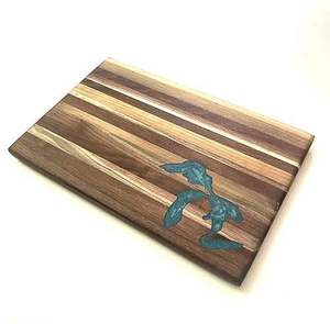 Planche à découper carrée en bambou écologique, pièce unique, épaisseur 2,0 cm, compatible lave-vaisselle, marque ZF Global Export - Product Image 4