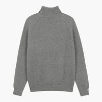 Pull-over décontracté surdimensionné en maille à manches longues, élégant pour l'automne et l'hiver, en polaire brodée, anti-boulochage, respectueux de l'environnement
