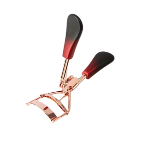 High Quality Rose Gold Eyelash Curler with Red Handles Lighted Feature Durable Stainless Steel <b>Makeup</b> <b>Tool</b> - Product Image 2