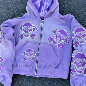 Chándal de invierno personalizado estilo vintage Y2K |   Sudadera con Capucha y Pantalones Deportivos con Estampado Brillante, Corte Regular |   Felpa 100% Algodón de Alta Calidad Estilo Hip Hop de los 2000s - Product Image 6