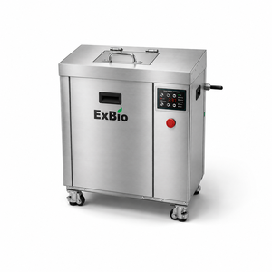 Exbio - Procesador de Residuos Alimenticios de Acero Inoxidable de 25 kg, Sistema de Compostaje con Motor para Restaurantes, Equipo de Reciclaje de Residuos Orgánicos - Product Image 1
