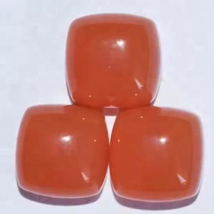 Cabujón cuadrado de cornalina Natural de 10mm Piedras preciosas sueltas semipreciosas Comprar tienda en línea Directo del fabricante Proveedor regular - Product Image 2