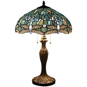 Handcrafted <b>Tiffany</b> Stained Glass Dragonfly <b>Table</b> <b>Lamp</b> Wholesale India - Product Image 1