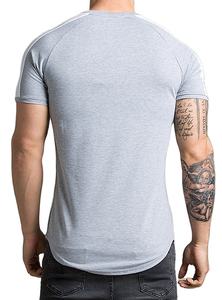 Camiseta Deportiva Casual para Hombre, Talla Grande, con Logotipo Personalizado, Antiarrugas, Ecológica y de Alta Calidad, Cuello Transpirable - Product Image 3