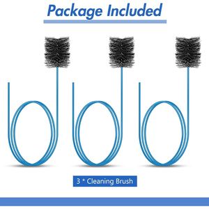 Spazzola per la pulizia del tubo di scarico dell'AC da 48 pollici, 3 pezzi, spazzola flessibile per condensa per sistemi HVAC, parte del sistema di scarico a P per condensa HVAC - Product Image 5
