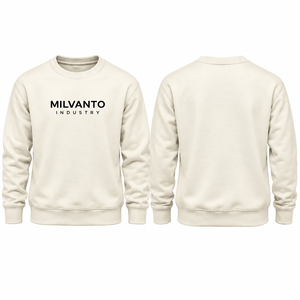 Off-<b>white</b> Custom Unisex 350 GSM <b>Sweatshirt</b> 80% Cotton 20% Polyester Cotton Fleece Crew Neck Pullover <b>Men</b> Women Winter Wear - Product Image 1