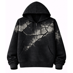 Sudadera con capucha para hombre, tela de forro polar suave, cálida, transpirable, cómoda, de corte relajado, ideal para uso casual en invierno y moda urbana. - Product Image 1