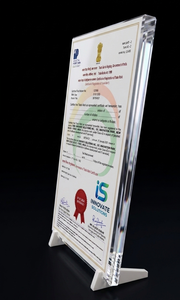 certificate Custom Acrylic Certificate Acrylic Award UV Printed Acrylic Certificate Transparent Acrylic Recognition Award - Product Image 3