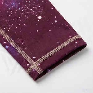 Leggings de cintura alta con estampado de galaxia para mujer, largos, elásticos, de punto, de spandex y poliéster, deportivos, para todas las estaciones - Product Image 6