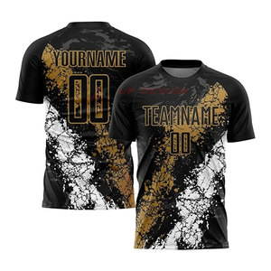 Shorts et maillots de football personnalisés de haute qualité, 100% polyester respirant, sublimation, unisexe, vêtements de sport personnalisés pour adultes - Product Image 4