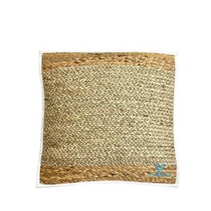 Best Choice Seagrass <b>Woven</b> Ottoman Floor Cushion Eco Friendly Home Decoration Custom Design Supplier - Product Image 3
