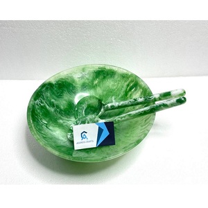 Classic Modern Resin <b>Bowl</b> and Spoon <b>Set</b> Home Decor New Design Resin Salad Mixing <b>Bowl</b> Eco-Friendly Fruit <b>Bowl</b> <b>Dessert</b> Serving - Product Image 4