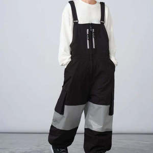 Waterproof Windproof Insulated Ski Bib Pants Men Women Unisex Snowboard <b>Overalls</b> Cargo Pocket Professional <b>Winter</b> Sports Wear - Product Image 2