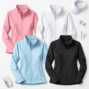 Vestes de golf respirantes personnalisées pour femmes, automne/hiver - Fournisseur OEM en gros pour achat en gros - Product Image 5