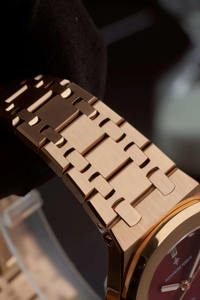 Montre résistante à l'eau 50 m, bouton poussoir tendance, fermoir caché, acier inoxydable, ronde, Alexander Ferros 6152R/03, CRISTAL SAPPHIRE - Product Image 4