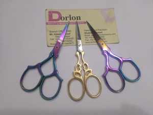 Tijeras Profesionales para Cejas, Tijeras Multiusos para Manicura, Herramienta Cosmética de Belleza, Tijeras de Costura de Acero Inoxidable de Marca Privada - Product Image 3