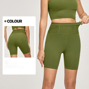 Women OEM <b>Seamless</b> Biker <b>Shorts</b> Soft Stretch Athletic Fitness <b>Shorts</b> For <b>Gym</b> Training And Yoga High Waist Women Cycling <b>Shorts</b> - Product Image 6