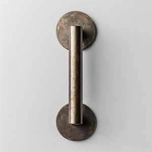 Manija de Puerta Curva Nórdica Negra Mate, de Aleación de Zinc, con Roseta Ovalada Delgada, Manija Interna Moderna para Oficina, Juego de Cerradura Minimalista para Habitación - Product Image 3