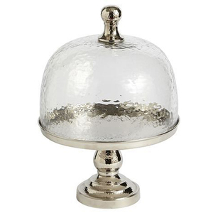 Dishwasher Safe for <b>Cakes</b> Cupcakes Pastries Desserts Industry Trending Handmade Eco-Friendly Metallic <b>Cake</b> <b>Stand</b> Glass Lid - Product Image 4