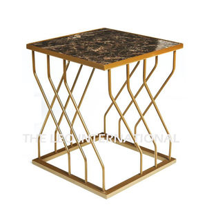 New Lotus Side and End <b>Table</b> for Living Room Decoration Polished Finished Aluminum Coffee <b>Table</b> on 3 <b>Leg</b> Stand - Product Image 5