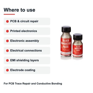 น้ำยาเงินนำไฟฟ้า 1 กก. ปริมาณเงินสูง 70-80% สำหรับซ่อมแซมเส้น PCB และการเชื่อมต่อแบบนำไฟฟ้า OEM ODM - Product Image 4